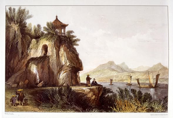 Iconografia Camoniana -  A Gruta de Camões, em Macau