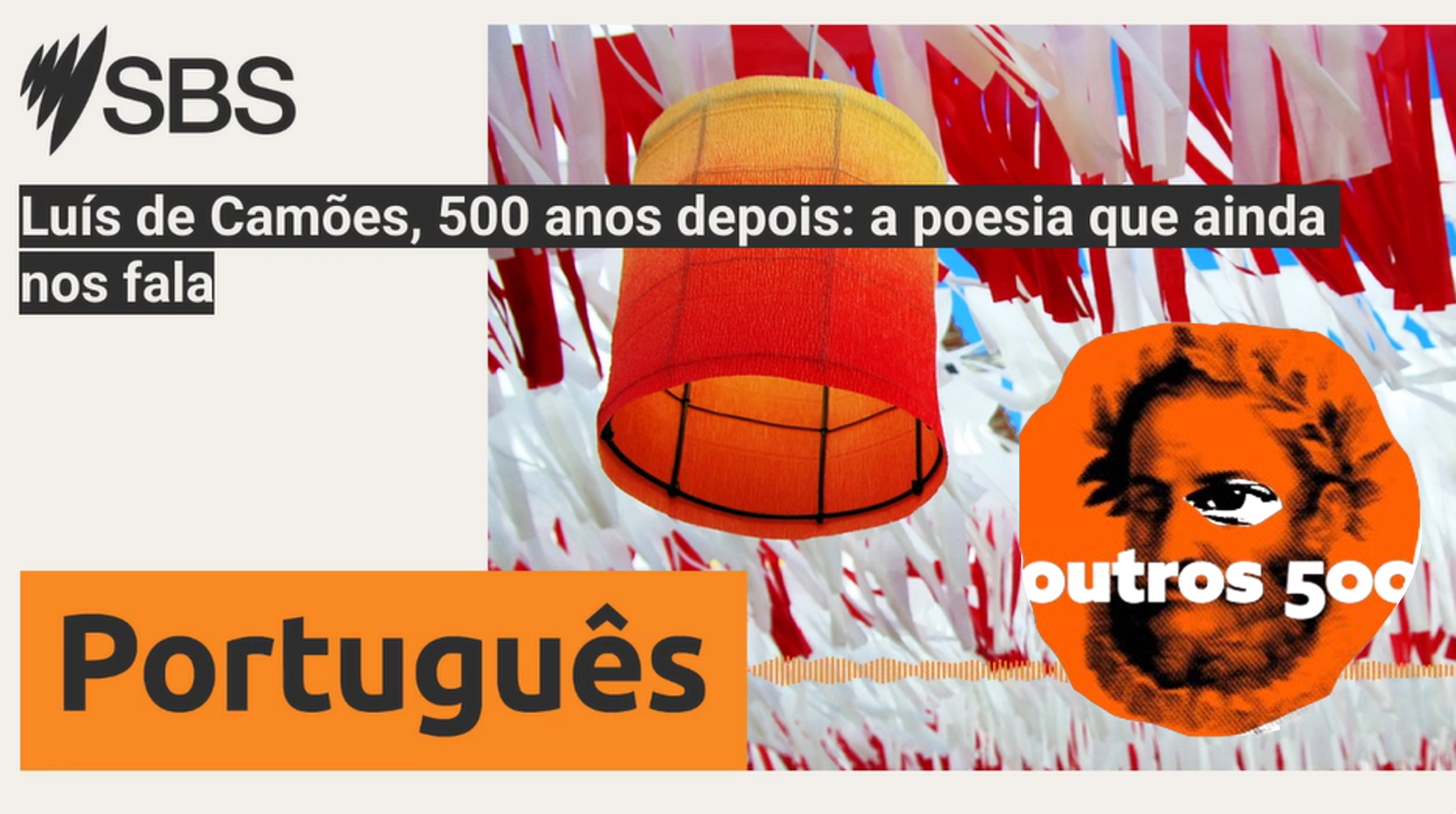 SBS em Português - episódio “Luís de Camões, 500 anos depois: a poesia que ainda nos fala”