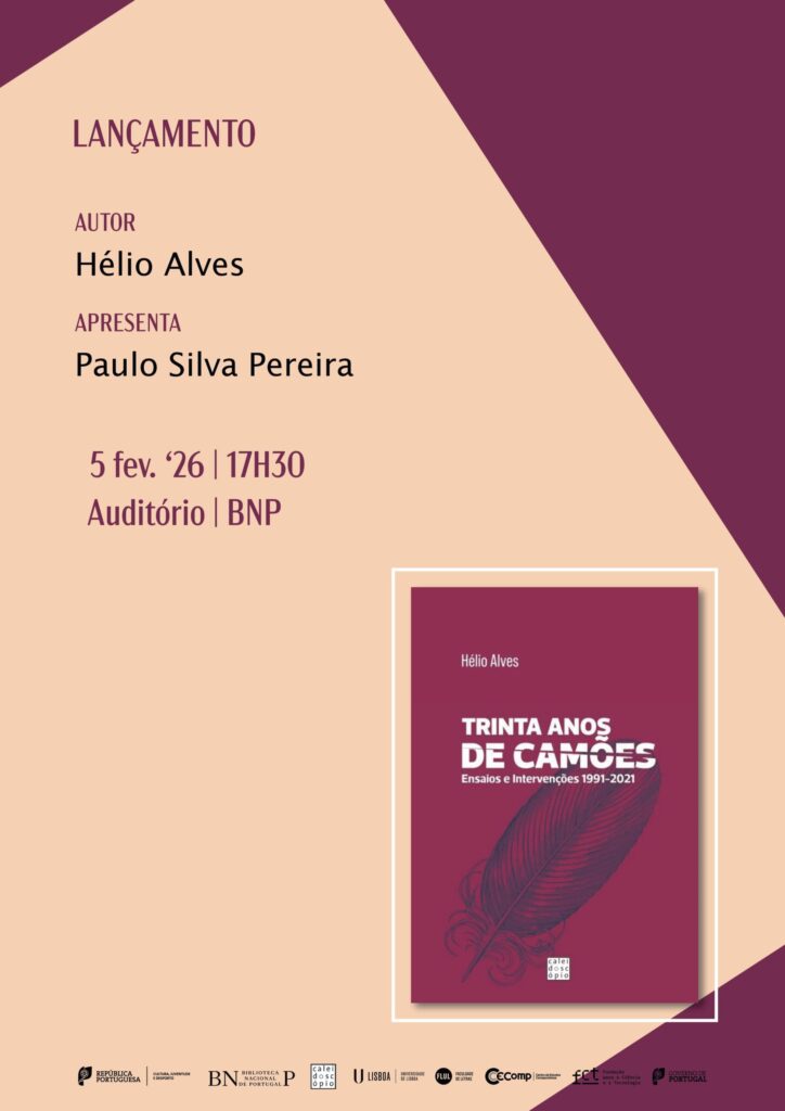 Apresentação do livro “Trinta anos de Camões” de Hélio Alves, na BNP