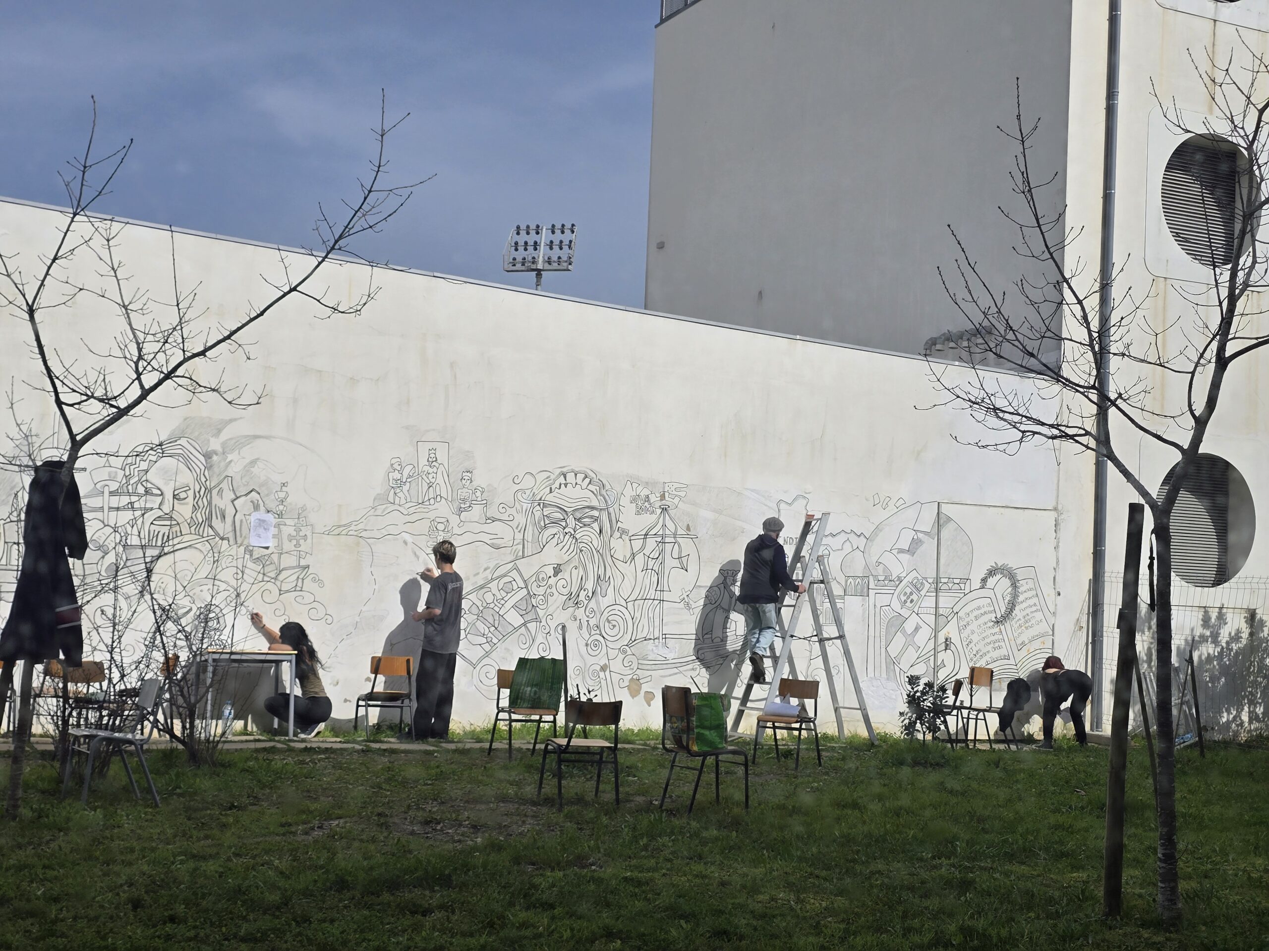 Painel Coletivo / Pintura Mural - 
