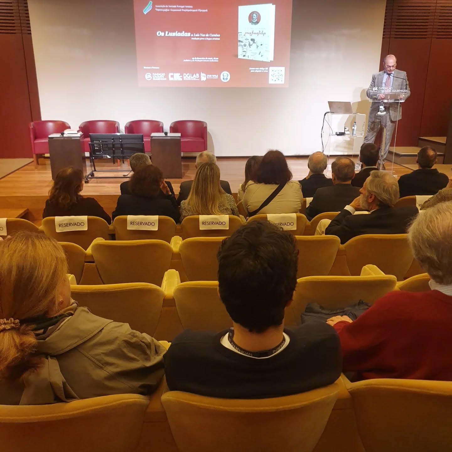 Lançamento na Gulbenkian da tradução para arménio de 