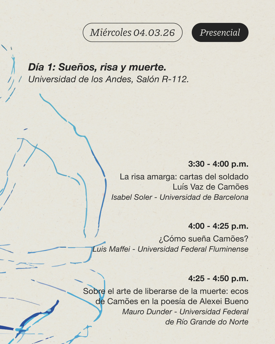 Colóquio internacional «Obras y ecos de Luís de Camões», Colômbia