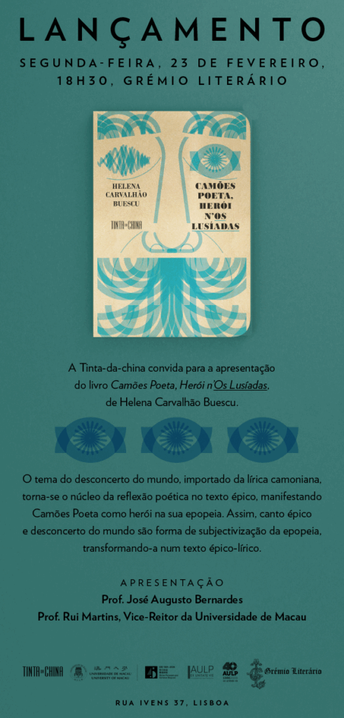 Apresentação do livro "Camões Poeta, Herói n’Os Lusíadas"