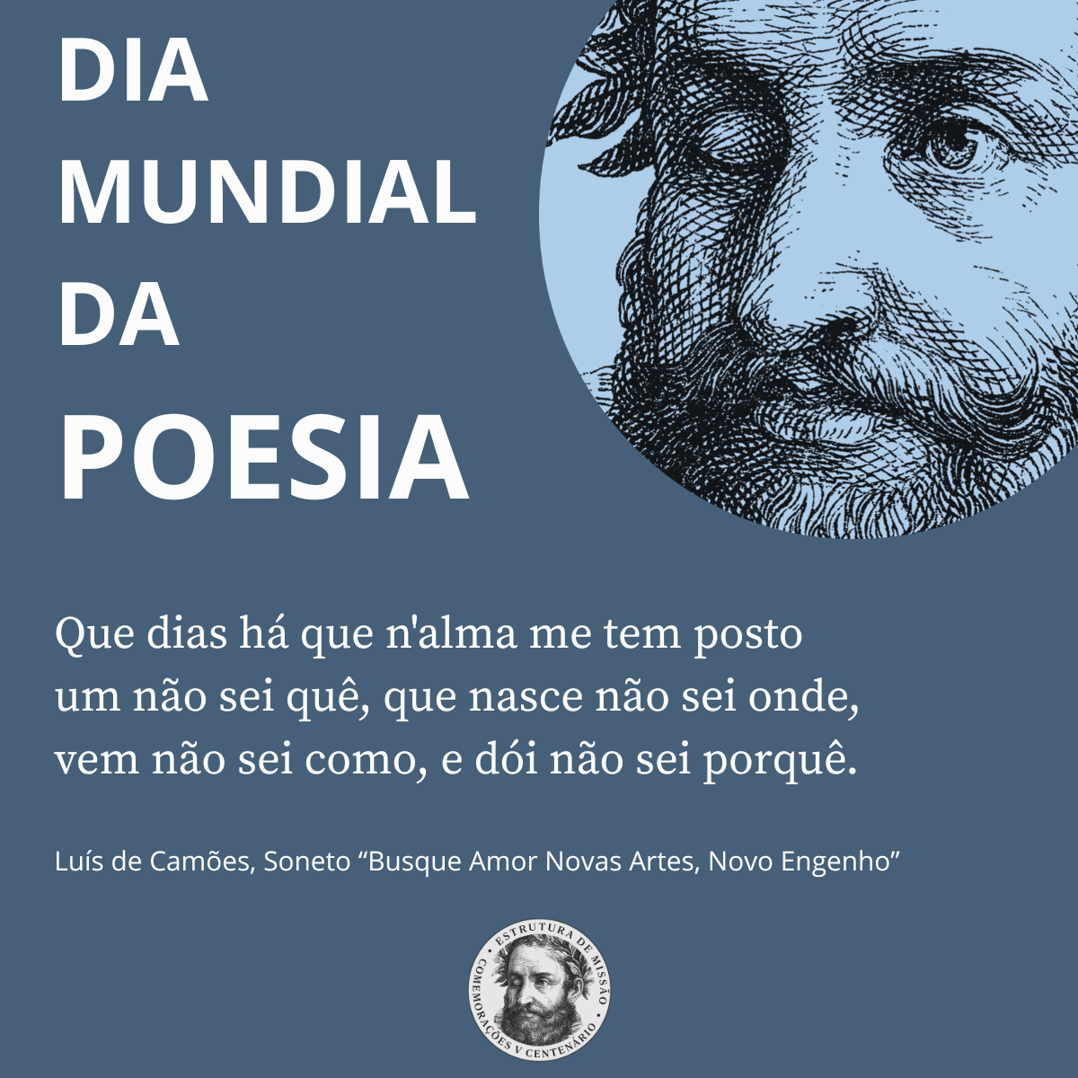 Dia Mundial da Poesia: celebrar a palavra e homenagear Luís de Camões
