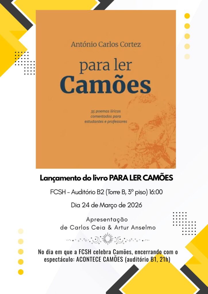 Lançamento do livro “Para Ler Camões”, na NOVA FCSH
