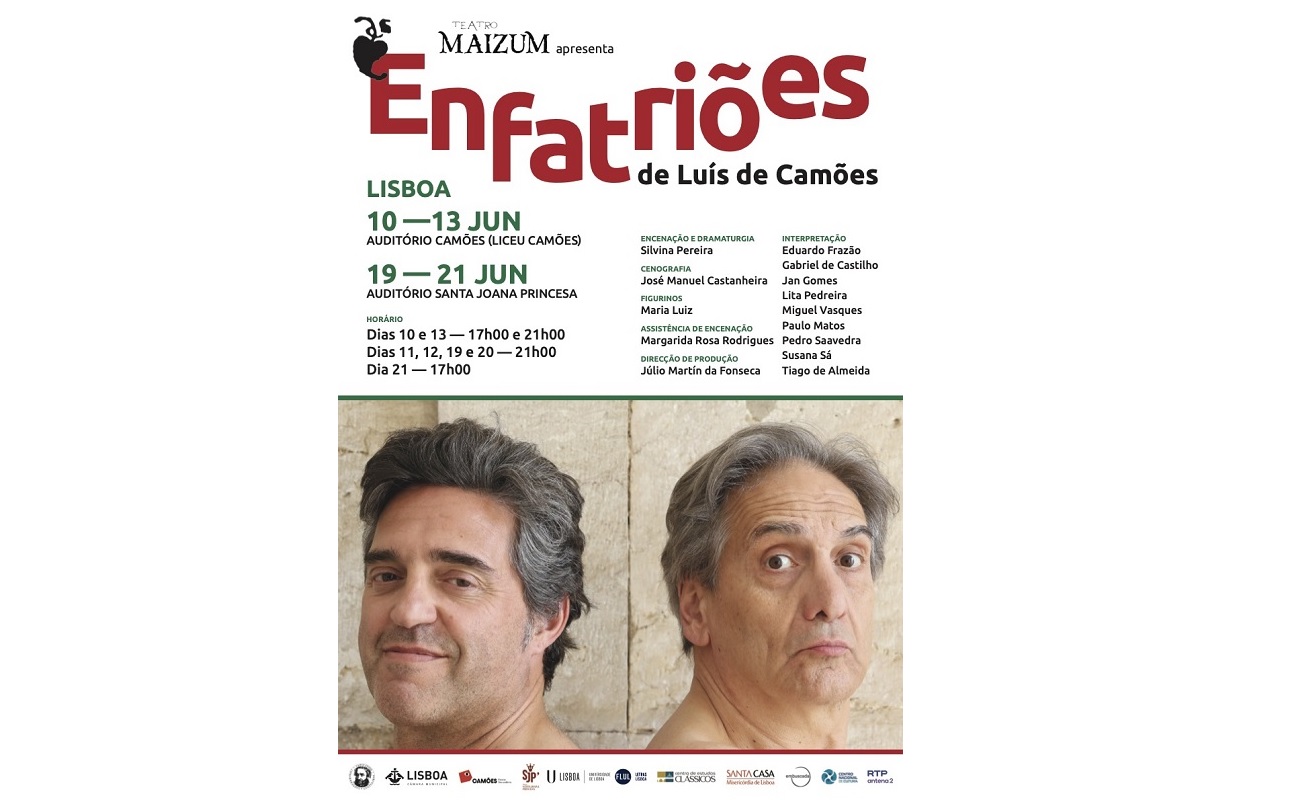 Comédia dos Enfatriões, de Luís de Camões, em cena em Lisboa